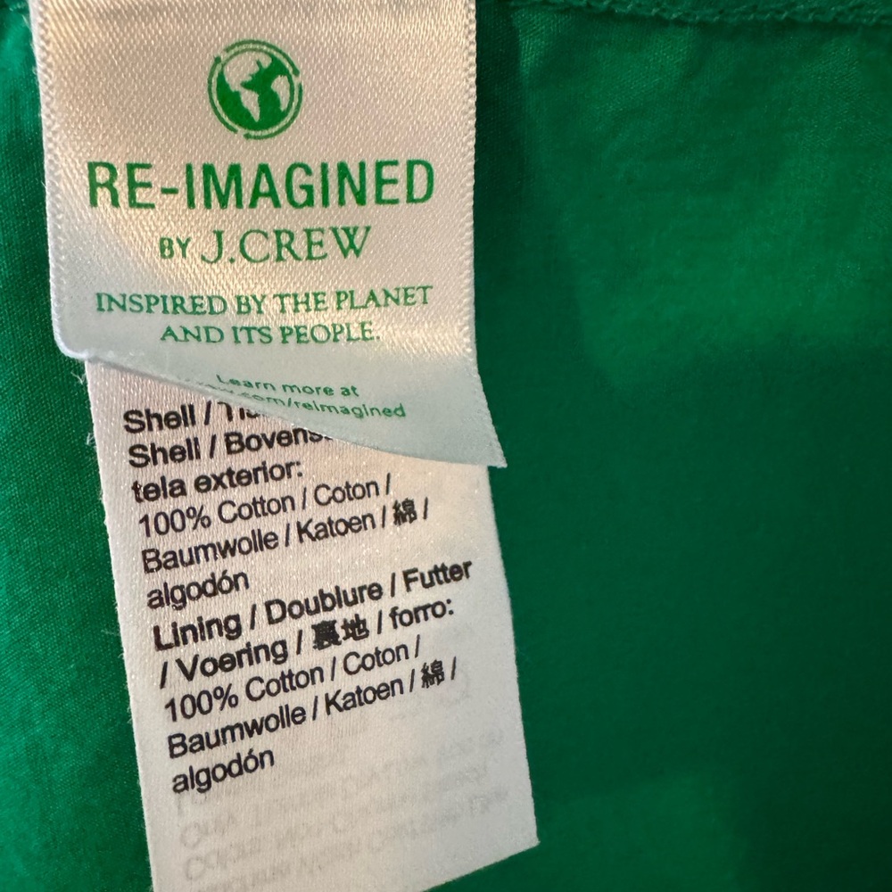 J. Crew Sevilla Green Dress - Picture 4 of 5